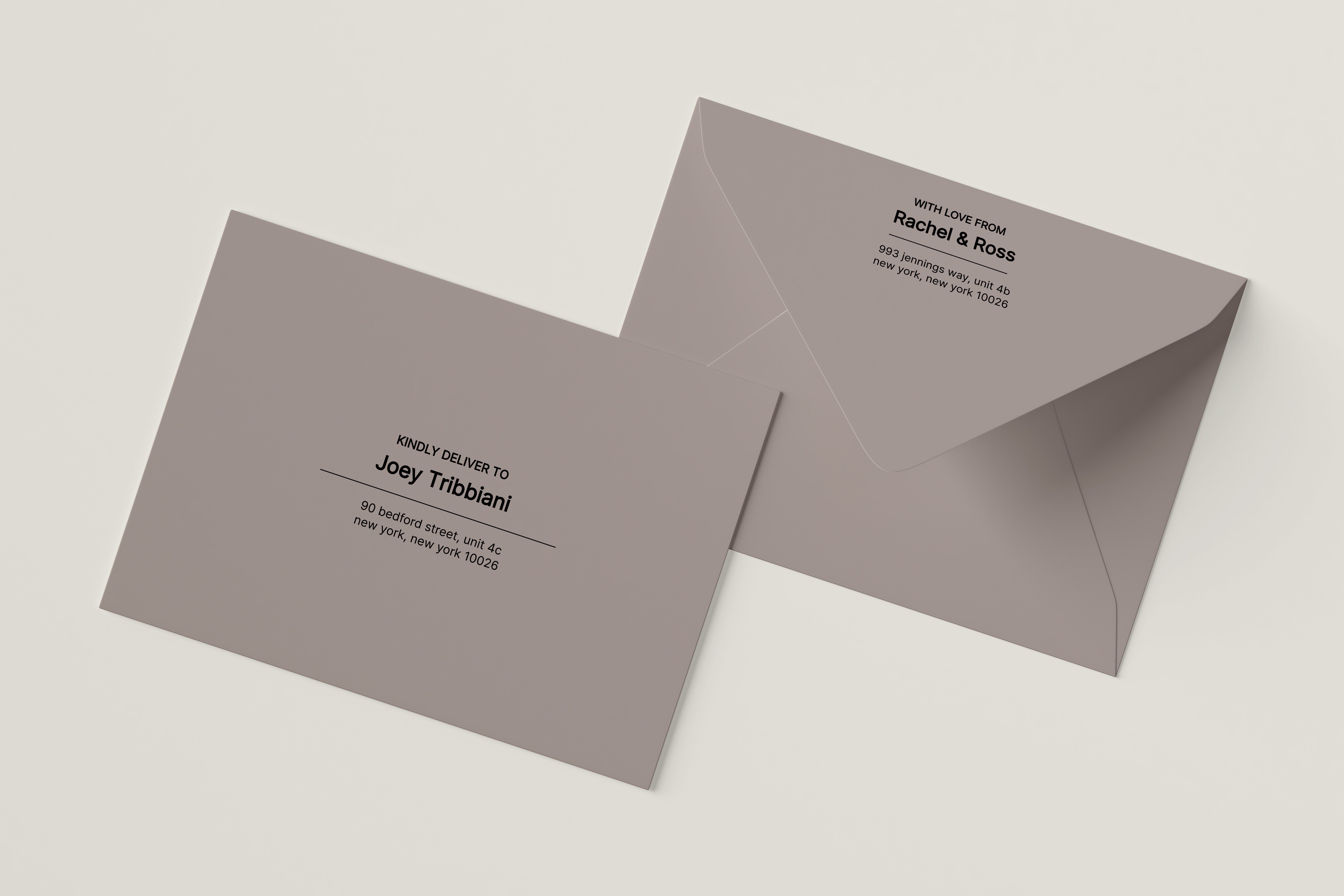 BUNDLE: Minimal Editorial Wedding Stationery Templates